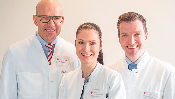 Dr. med. Holger Pult, Dr. med. Anja Reutemann und Dr. med. Stefan Zimmermann, Fachärzte für Plastische und Ästhetische Chirurgie